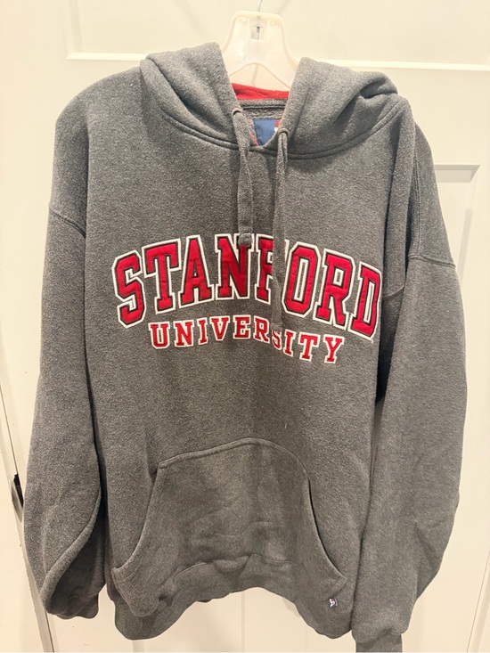J America Sportswear Tops - Stanford University J America Embroidered Gray Hoodie Sweatshirt XL